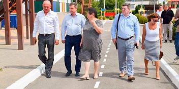 В Камышине проверили готовность нового корпуса детского сада №1 к началу учебного года