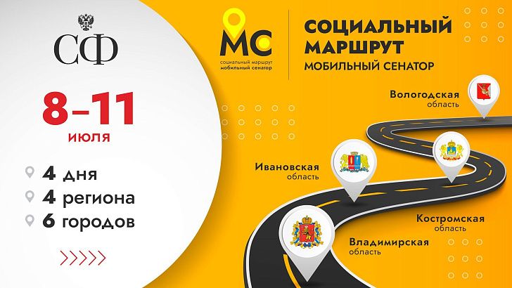 Стартовал новый этап проекта Совета Федерации «Социальный маршрут. Мобильный сенатор»