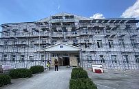 В Урюпинском районе продолжается капитальный ремонт Добринского лицея