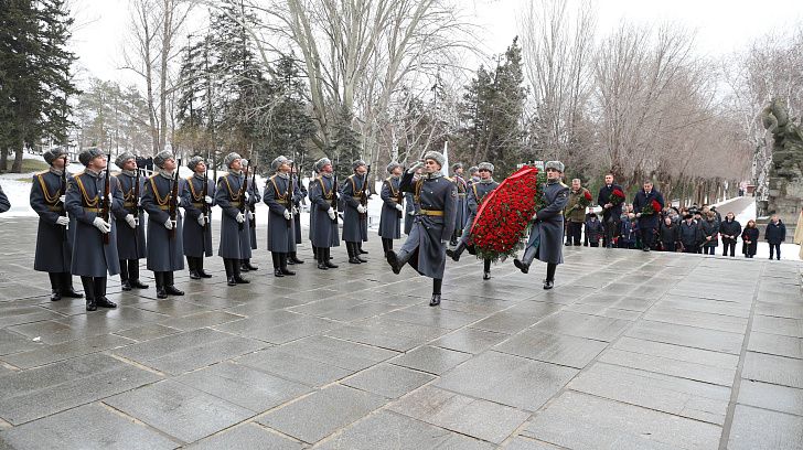 В Волгограде проходят памятные мероприятия, посвященные 81-й годовщине Сталинградской Победы