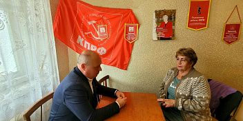 Олег Дмитриев посетил Руднянский район