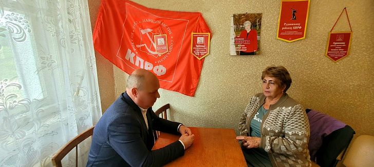 Олег Дмитриев посетил Руднянский район