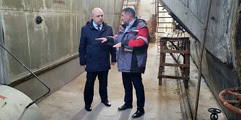 Олег Дмитриев посетил котельную в поселке ГЭС 