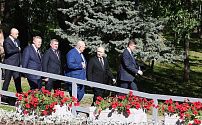 Владимир Путин и Александр Лукашенко посетили мемориальный комплекс «Героям Сталинградской битвы»