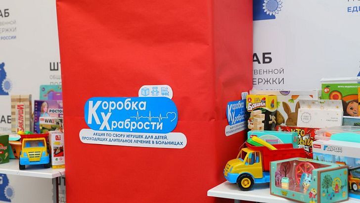 В Волгоградской области «Единая Россия» проводит акцию «Коробка храбрости»