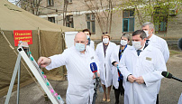 В Волгоградской области рядом с инфекционными госпиталями оборудуют пункты первичного осмотра