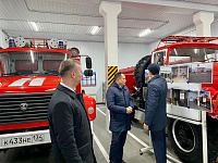 Во Фроловском районе открыли пожарное депо 