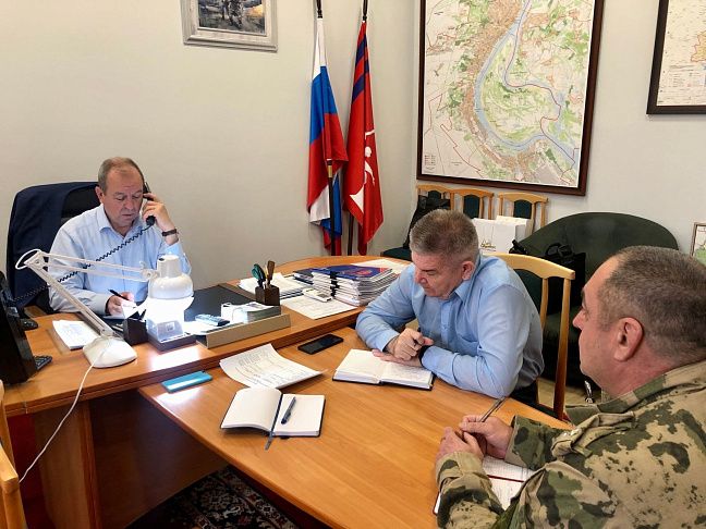 Сергей Булгаков провел онлайн-прием участников СВО