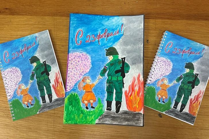 В Волжском подведены итоги конкурса «Памятная открытка к 23 февраля»