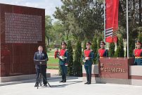 У Мамаева кургана увековечили подвиг городов-героев и воинской славы, рубежей Сталинградской доблести