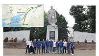 Участники автопробега «Дорогами Победы» посетили памятные места Краснодарского края 