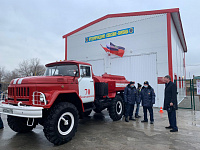 В Калачевском районе открыли новое пожарное депо 