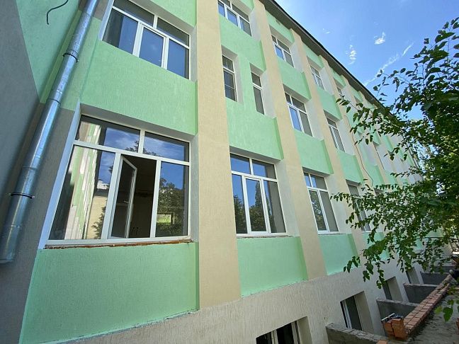 Капитальный ремонт школы №13 города Волжского  выходит на завершающую стадию
