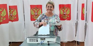 Наталья Семёнова проголосовала за будущее Волгоградской области