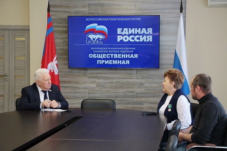 В Ольховском районе прошел прием граждан 