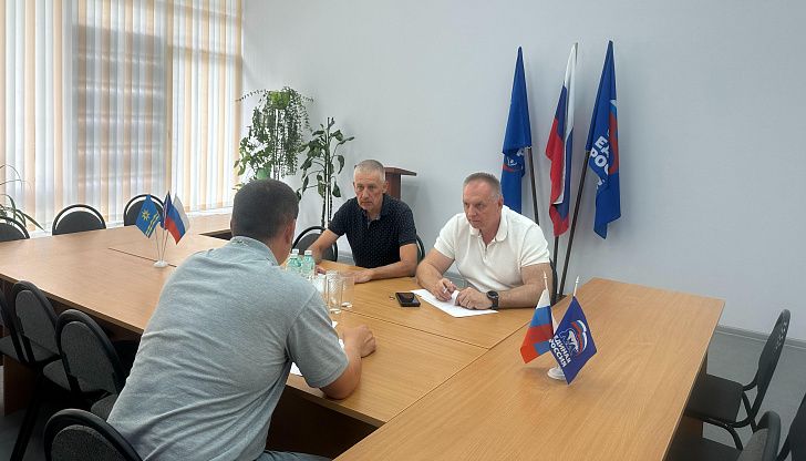 Дмитрий Григоров провел личный прием участников СВО 