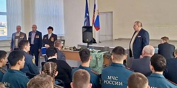 Урок мужества в  волжском филиале Волгоградского медико-экологического техникума 