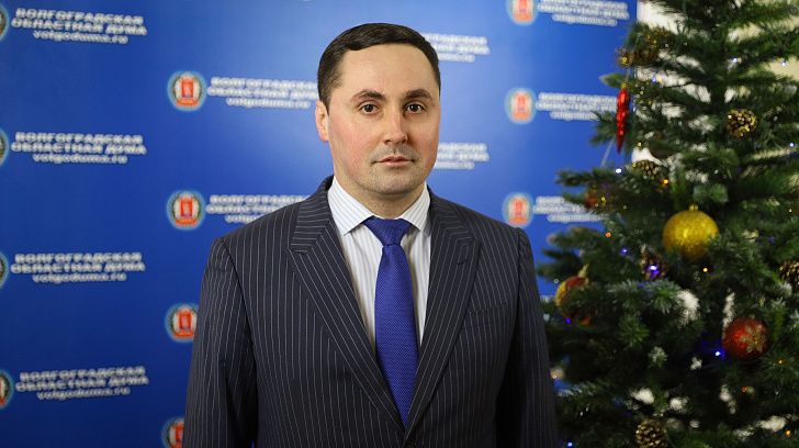 Поздравление с Новым годом руководителя фракции ЛДПР Волгоградской областной Думы Алексея Логинова