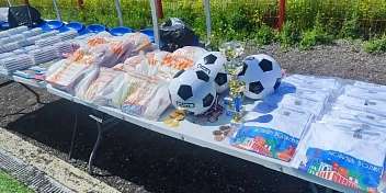 В Волжском прошел футбольный праздник «Папина бутса»