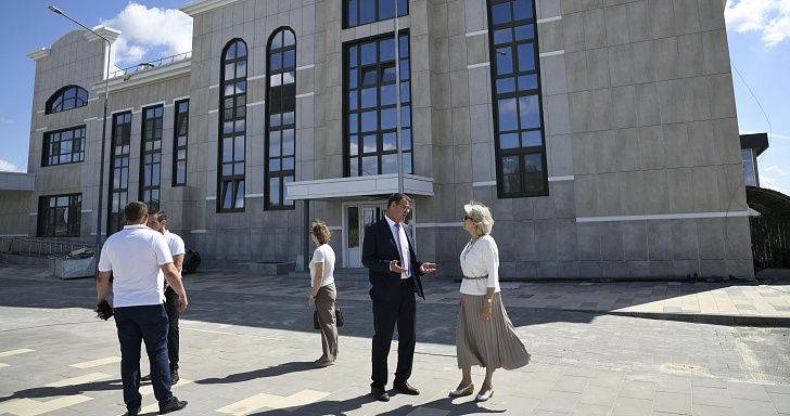 В Михайловке строится Центр культурного развития и обновляются пешеходные зоны