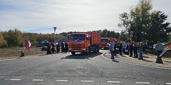 В регионе торжественно открыли два участка отремонтированной трассы