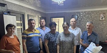 Михаил Струк посетил семью героя СВО