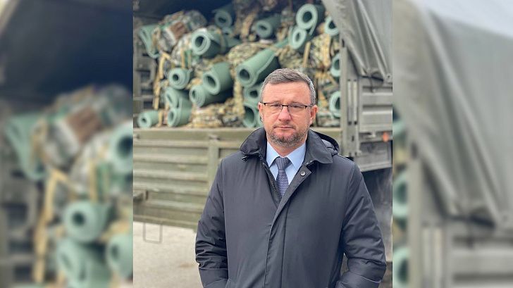 Поздравление первого заместителя председателя Волгоградской областной Думы Михаила Струка с Днём защитника Отечества
