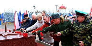 В канун Сталинградской Победы Лариса Гордиенко посетила город Фролово