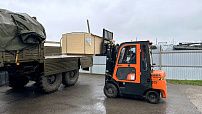 Партию строительных материалов и инструментов отправила Волгоградская область в зону СВО