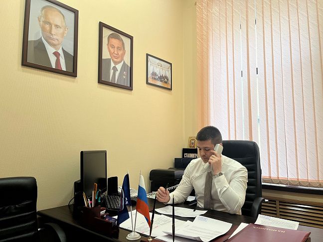 Очередной прием граждан провел Александр Нелепин