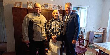 Станислав Коротков встретился с ветераном  