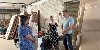 Наталия Барышникова посетила Среднюю школу №1 города Дубовки