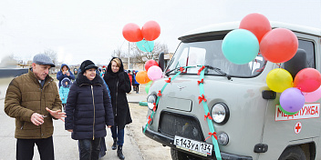 Новые санитарные машины поступают в сельские поселения Волгоградской области