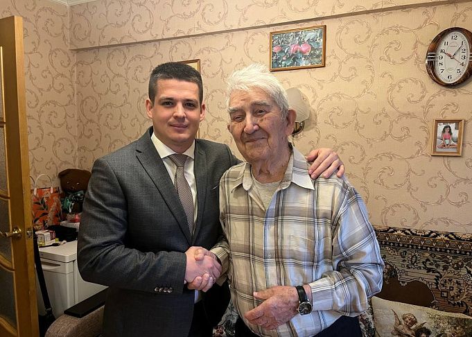 Ветеран Великой Отечественной  войны Виктор Богданов отметил 100-летний юбилей