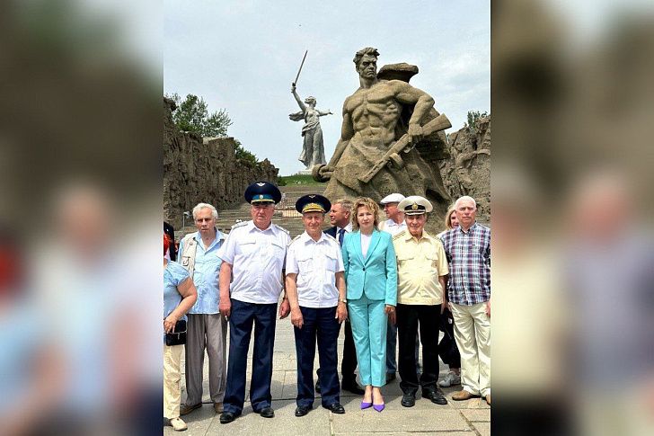 В Волгоград прибыла делегация общественной организации ветеранов войны из Санкт-Петербурга
