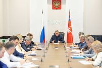 Губернатор Волгоградской области Андрей Бочаров провел оперативное совещание