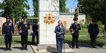 Наталья Семёнова приняла участие в торжественных мероприятиях в Ольховском районе