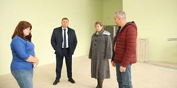 Капитальный ремонт Ольховской средней школы идет по графику