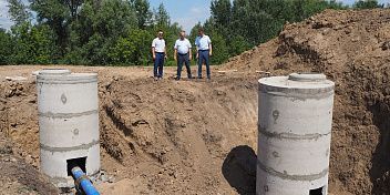 В селе Старая Полтавка завершается реконструкция водоснабжения