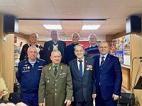 В общественно-патриотической организации «Клуб «Сталинград» состоялась торжественная встреча с воинами интернационалистами 