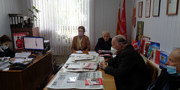 Руководитель фракции КПРФ Тамара Головачева посетила с рабочим визитом Камышинский район